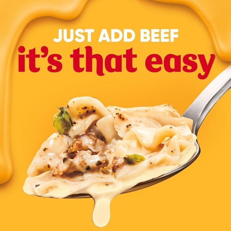 Philly Cheese Steak Pasta Dinner Kit 4 Pack One Pan Meal Ready 20 Min 12.2oz Box