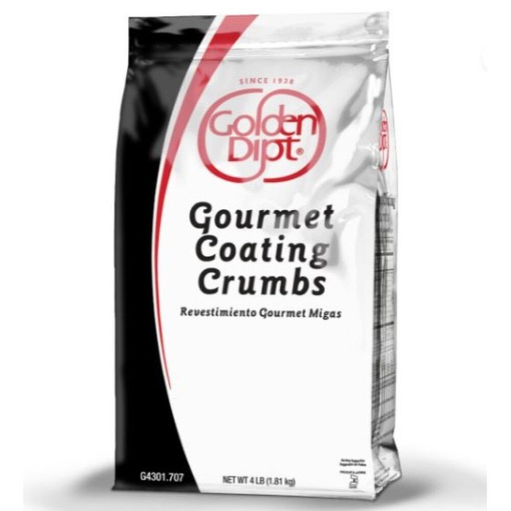 Golden Dipt Gourmet Coating Crumbs – 4 Pound Bag – FREE SHIPPING!