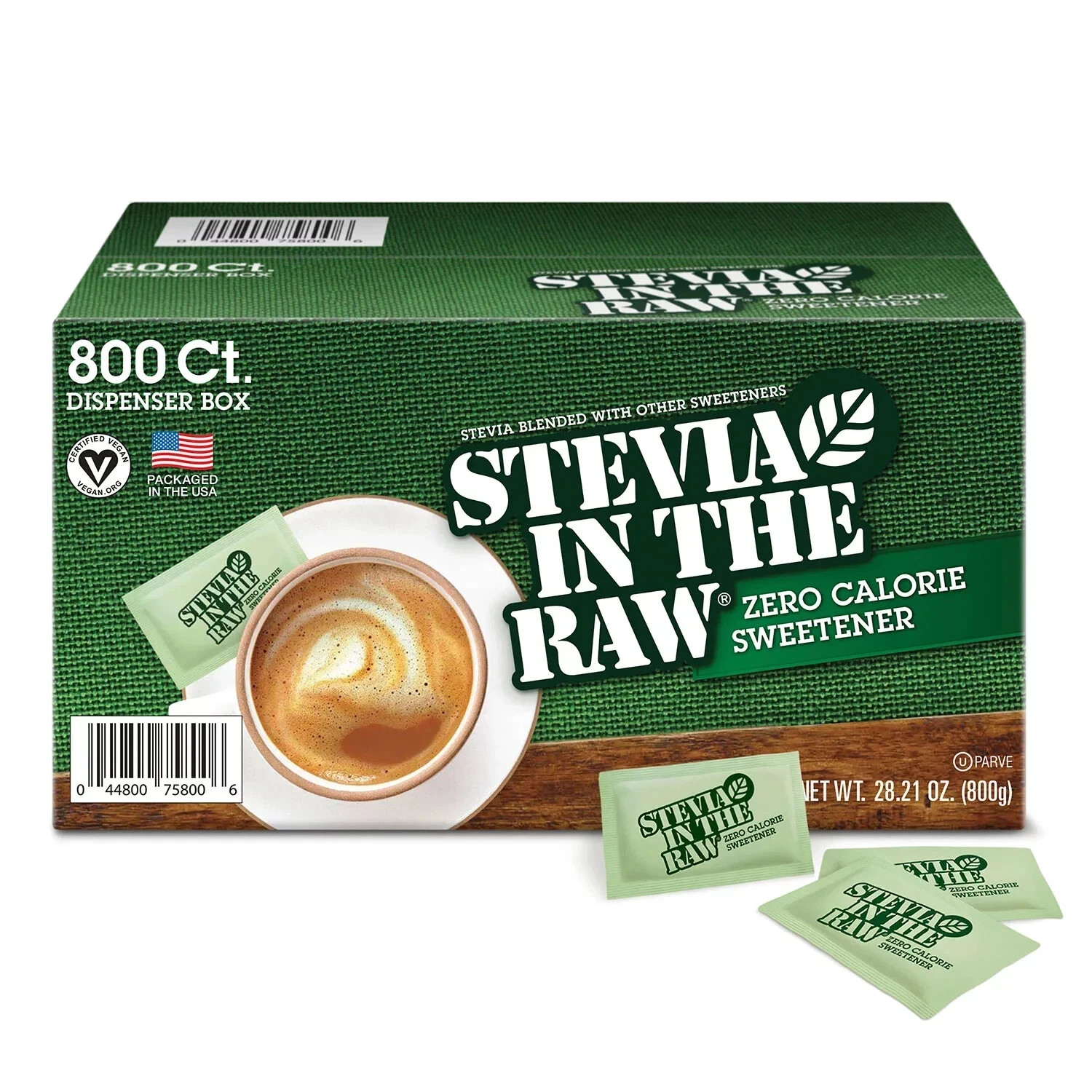 Stevia In The Raw Plant-Based Zero Calorie Sweetener Packets (800 ct. FREE SHIP