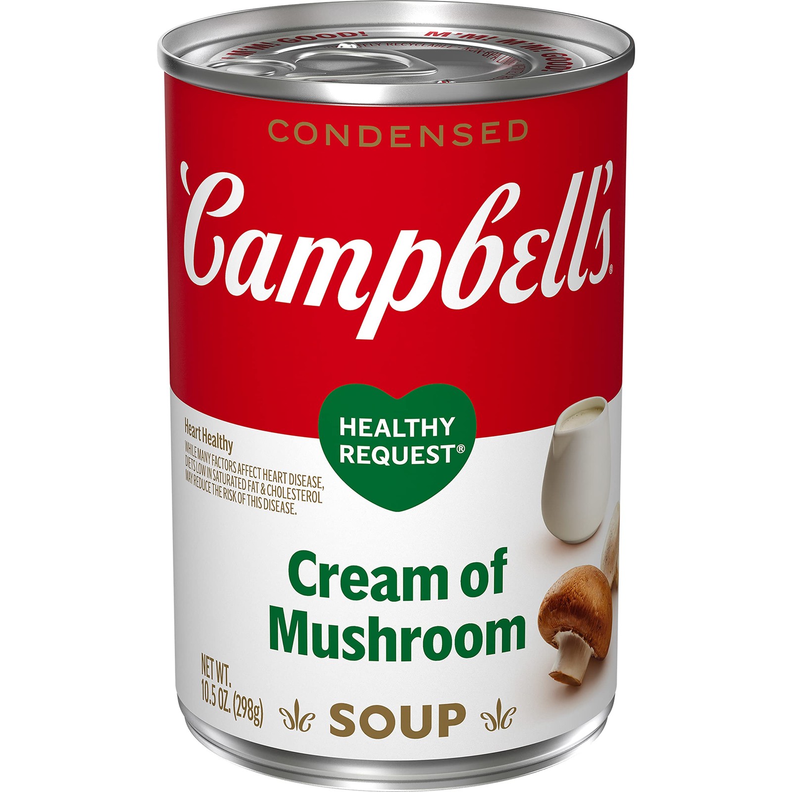 Campbell’s Condensed Heart Healthy Cream of Mushroom 10.5 Ounce (Pack 1)