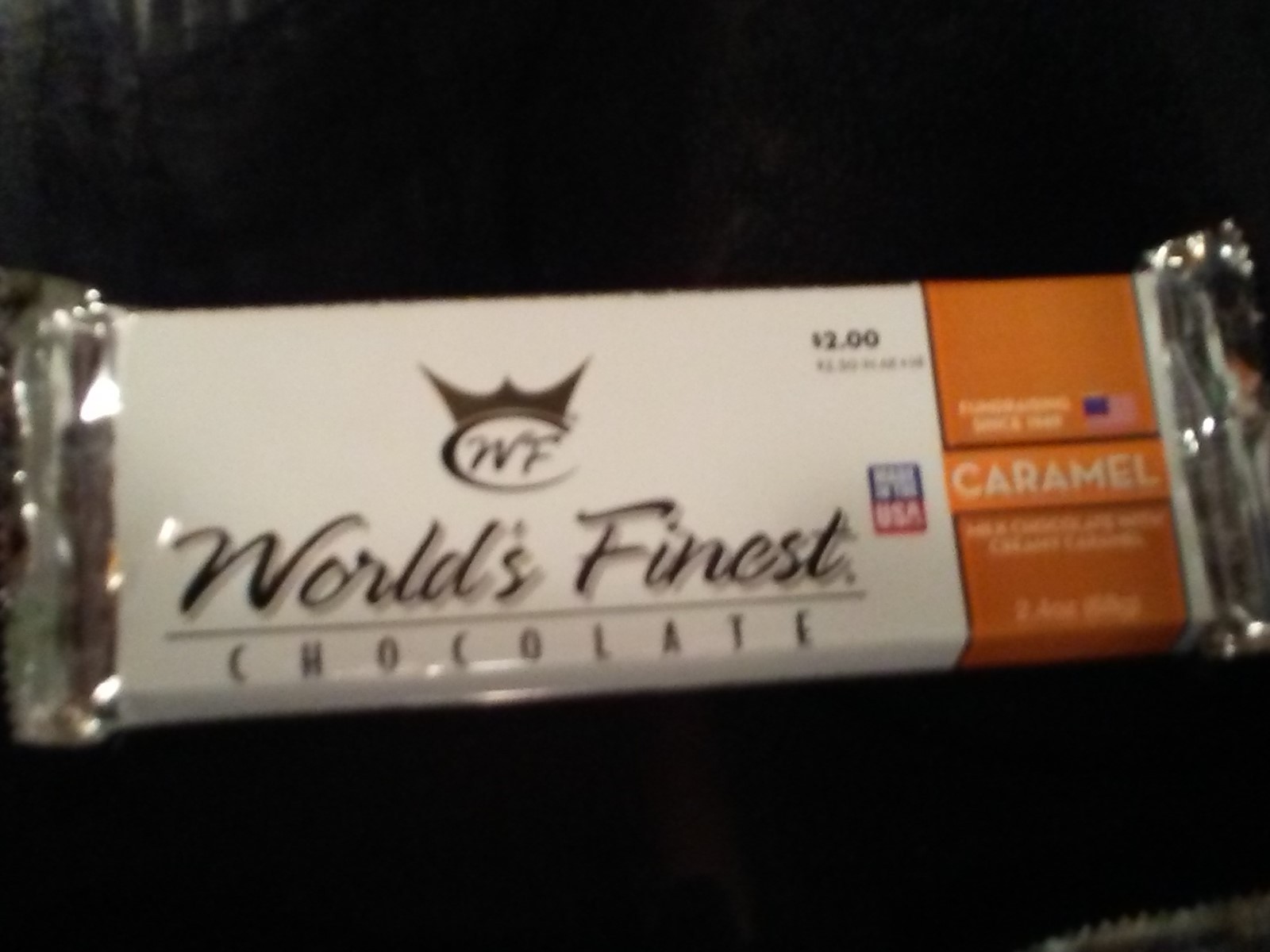 WORLD’S FINEST CHOCOLATE (12) Caramel x $2.00 Ea Bars
