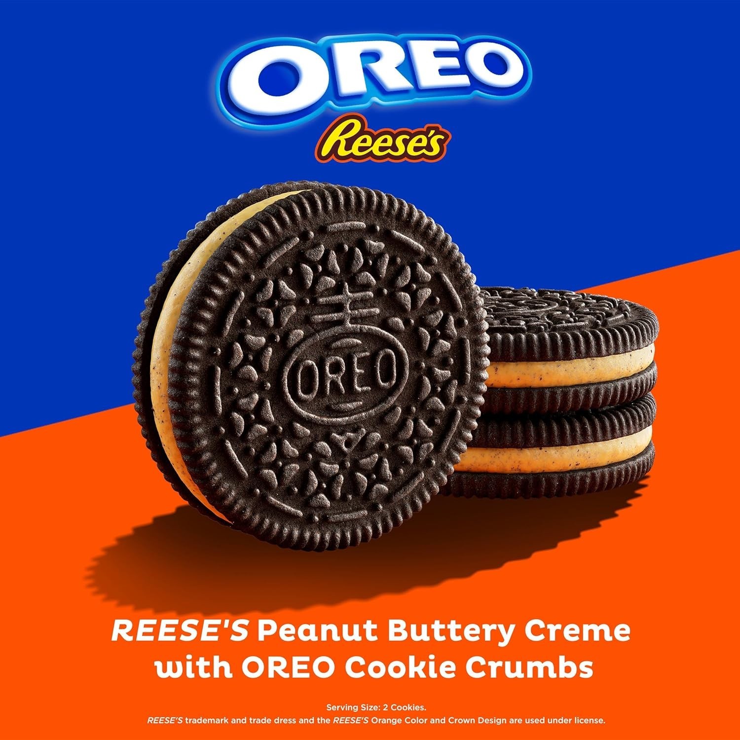 OREO REESE’S Peanut Buttery Creme Chocolate Sandwich Free Shipping