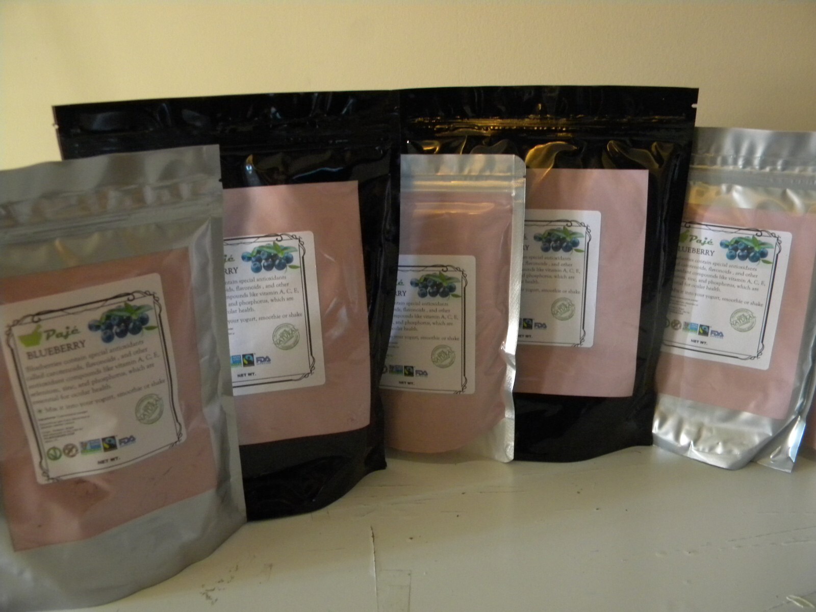 BLUEBERRY Powder 32oz 2LB – antioxidants carotenoids, flavonoids, vision – PAJE