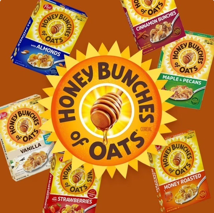 Honey Bunches of Oats with Crispy Almonds, 48 oz. 2 pk
