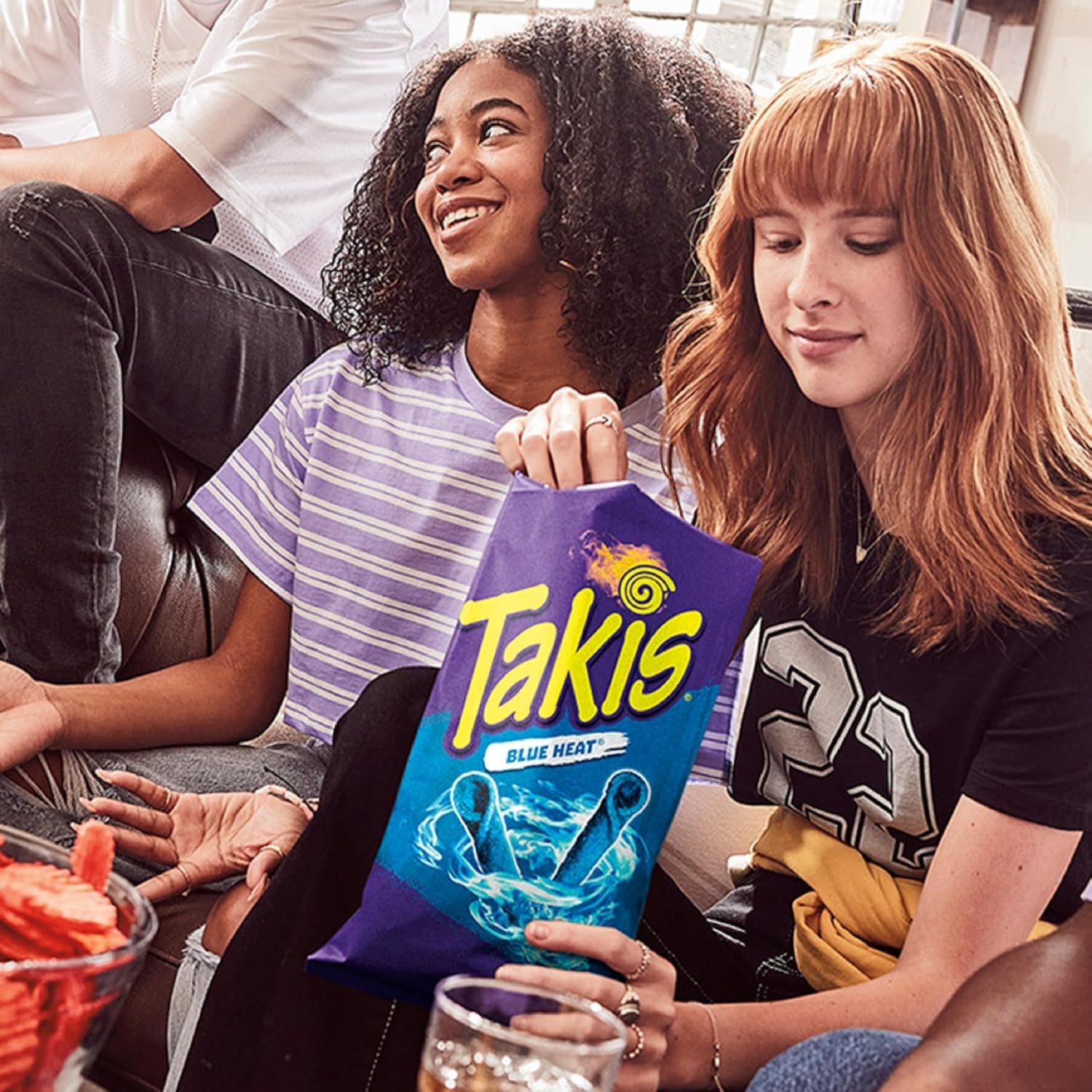 17 oz Blue Heat Rolled Tortilla Chips – Hot Chili Pepper Flavor Explosion