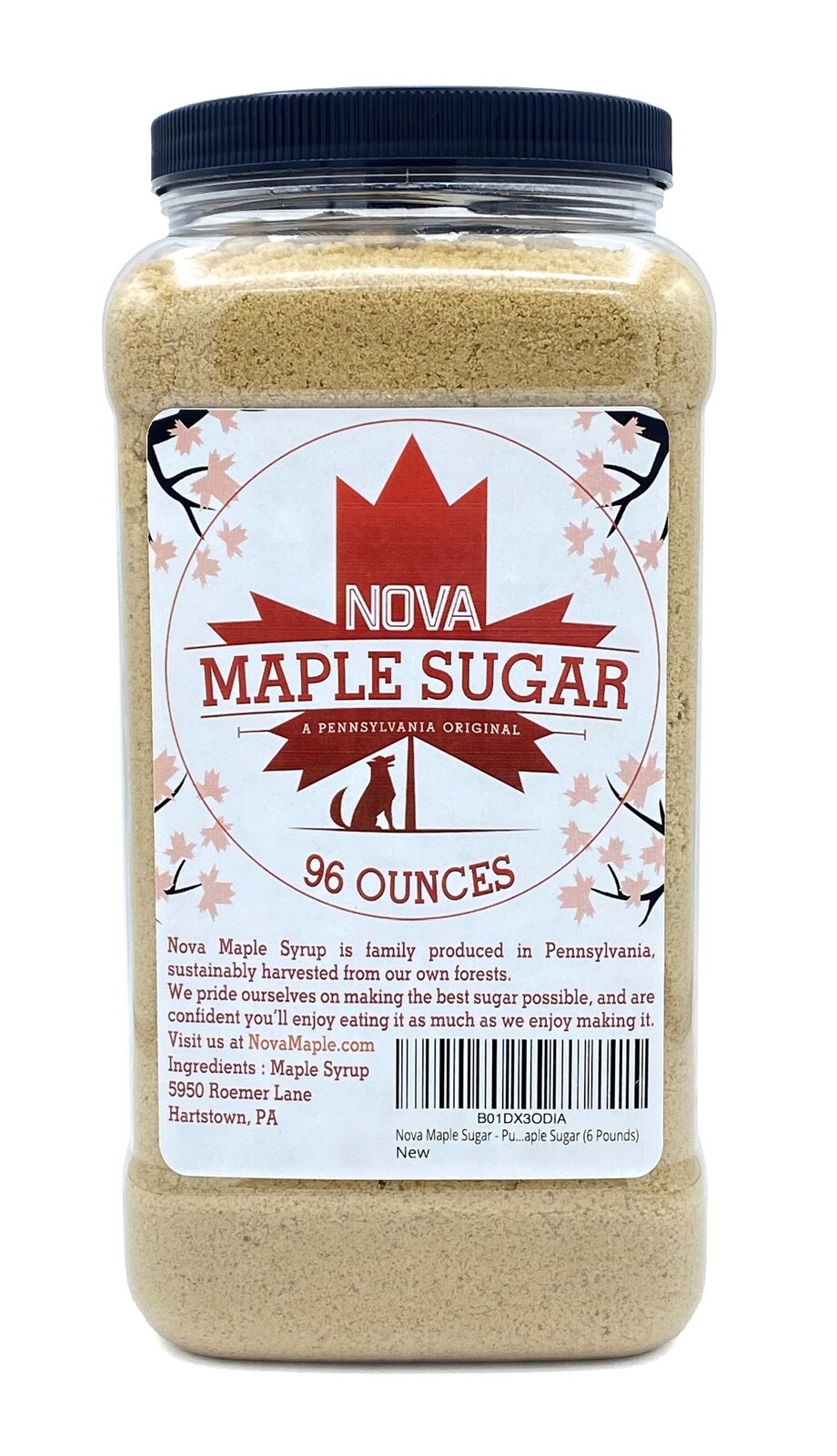 Nova Maple Sugar – Pure Grade-A Maple Sugar