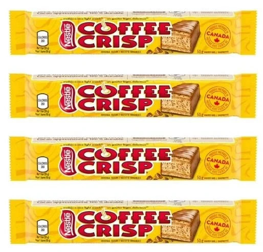 4 pack – Nestle Coffee Crisp Chocolate Bar, 50g (x 4)