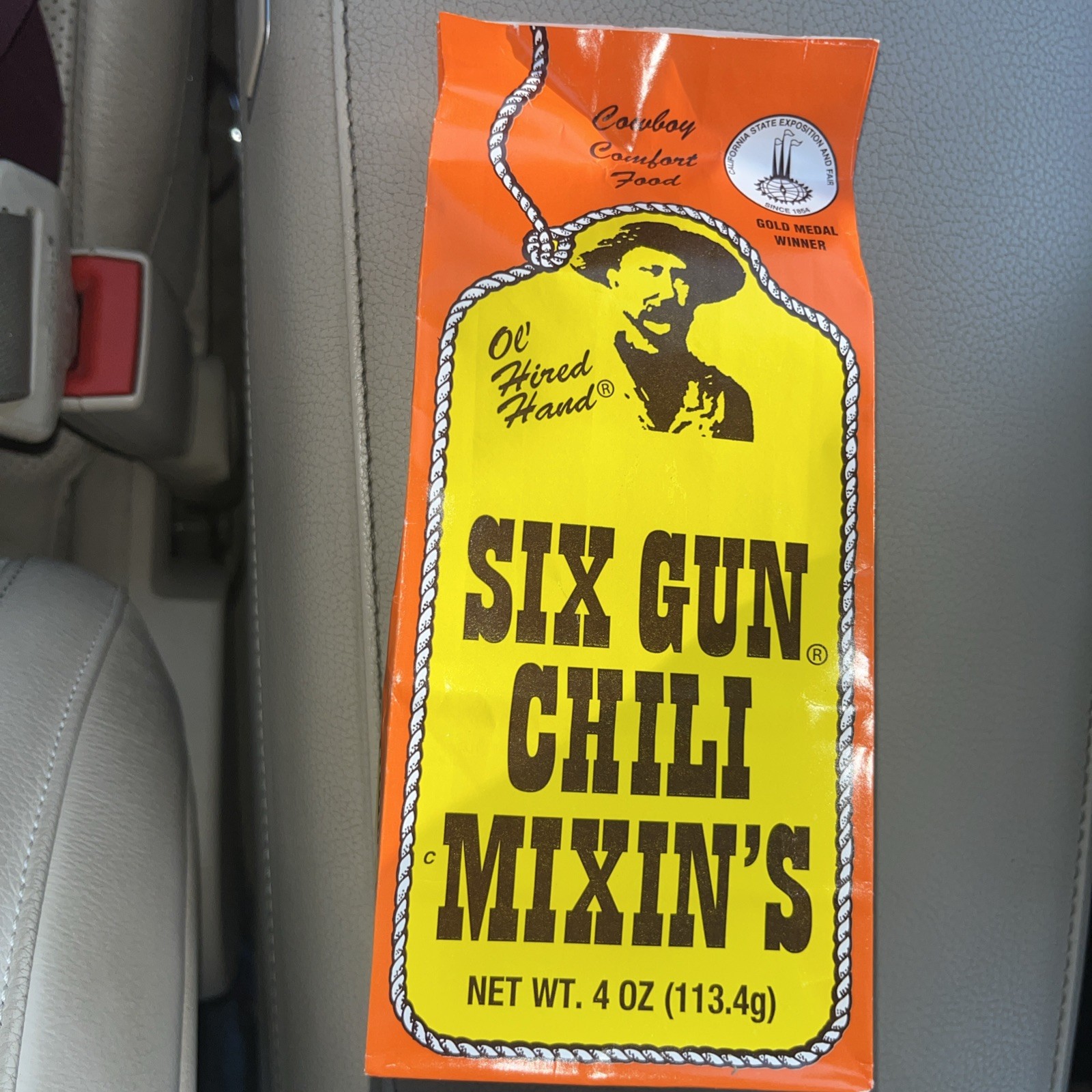 Six Gun Chili Mixin’s – Original – 4 oz Bag 8/2027