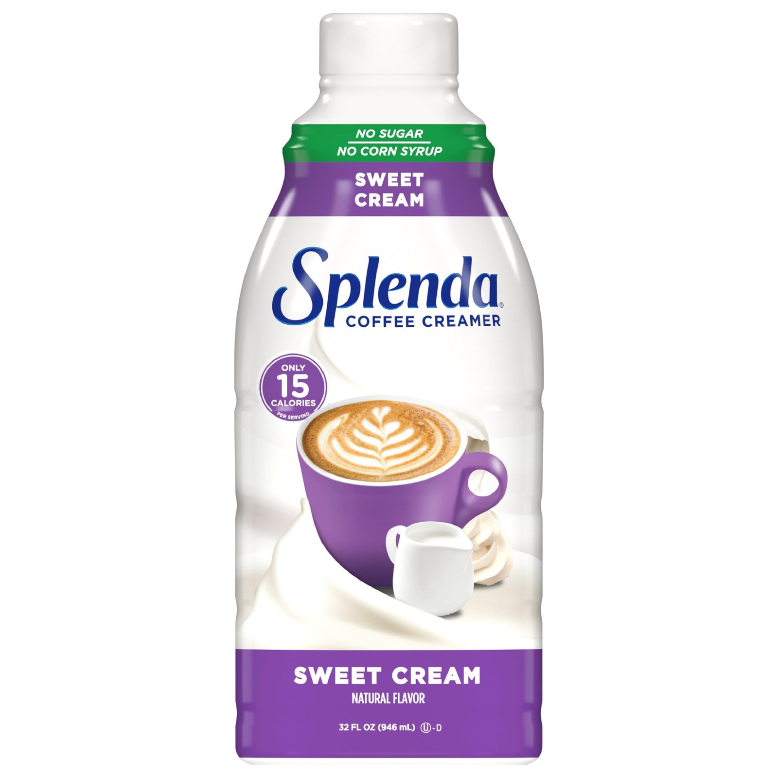 SPLENDA Sugar Free Sweet Cream Coffee 32 Fl Oz (Pack of 1),
