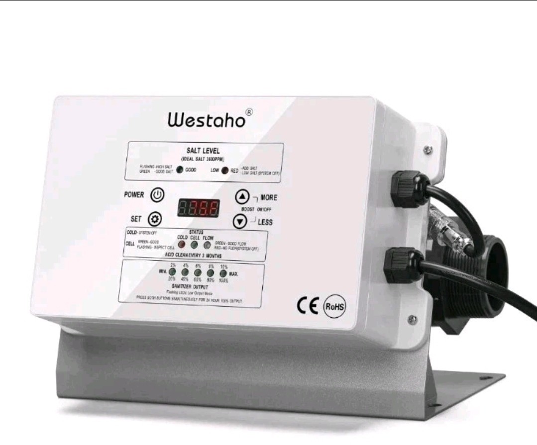 Westaho HSCG-09 Saltwater Chlorine Chlorinator Generator with USA Titanium Cell