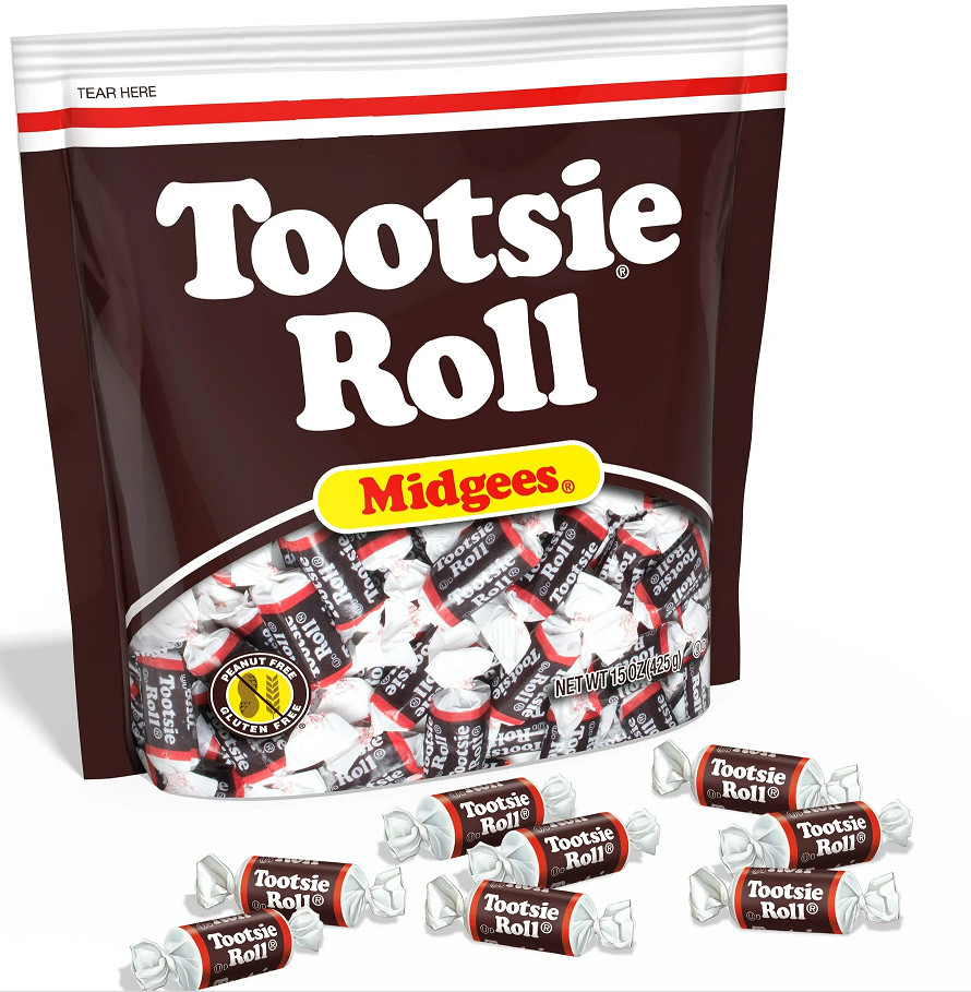 Tootsie Roll Midgees, 15 oz — Gluten-Free and Peanut-Free