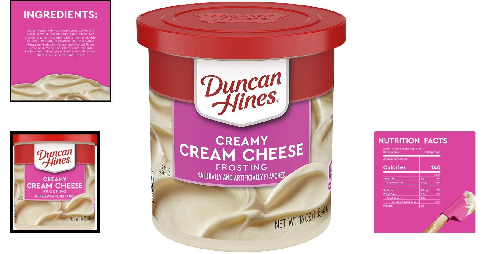 Rich Cream Cheese Flavored Frosting, 16 oz – Perfect for All Your Baking Needs