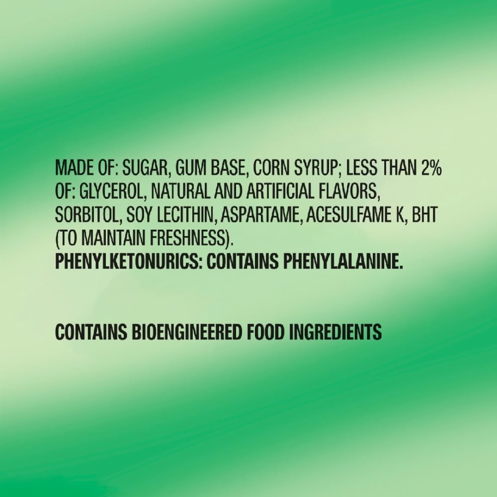 Peppermint Chewing Gum 15 Stick Pack of 12 FREEDENT Gum Sticks for Sale