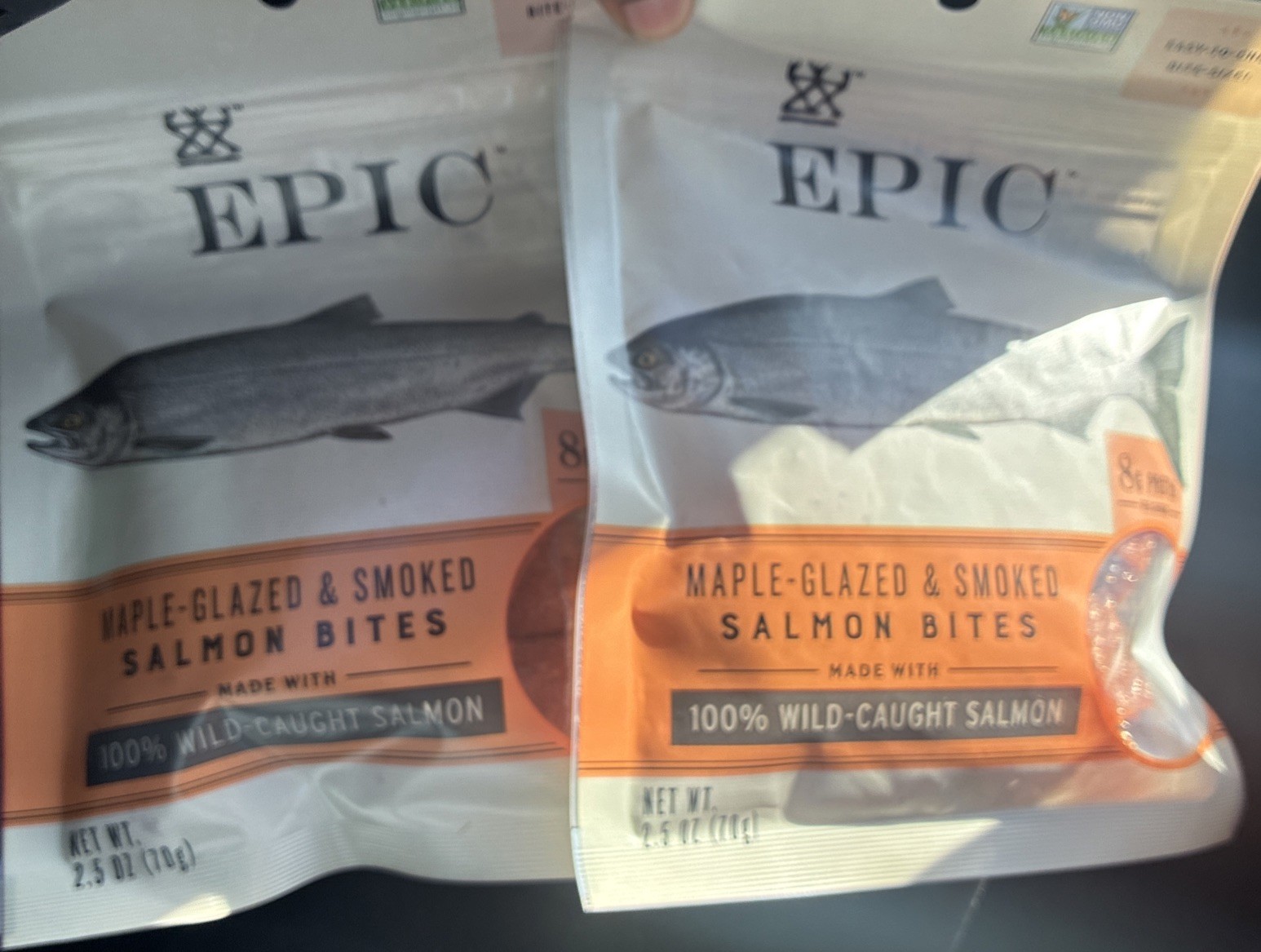 Epic International Jerky Bites Salmon Maple Dill 2.5 oz 2 Packs