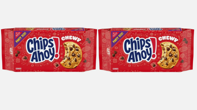 CHIPS AHOY! Chewy Chocolate Chip Cookies, Party Size, 26 oz pack of 2