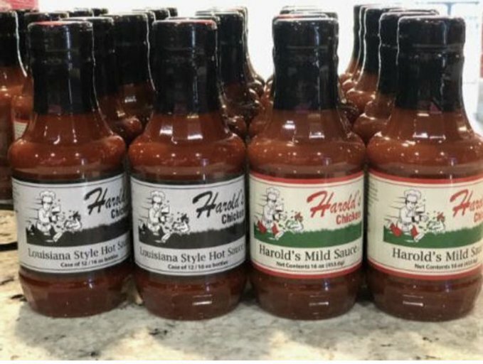 Chicago’s Famous Harold’s Chicken Mild Or Hot Sauce ( 16 oz )