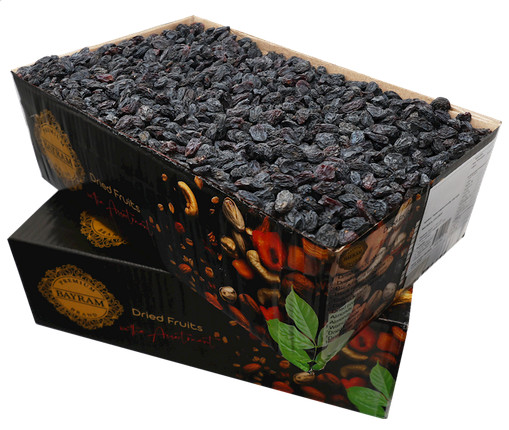 Dried BLACK RAISIN 5 kg BAYRAM DRY FRUITS Kosher Made in Uzbekistan