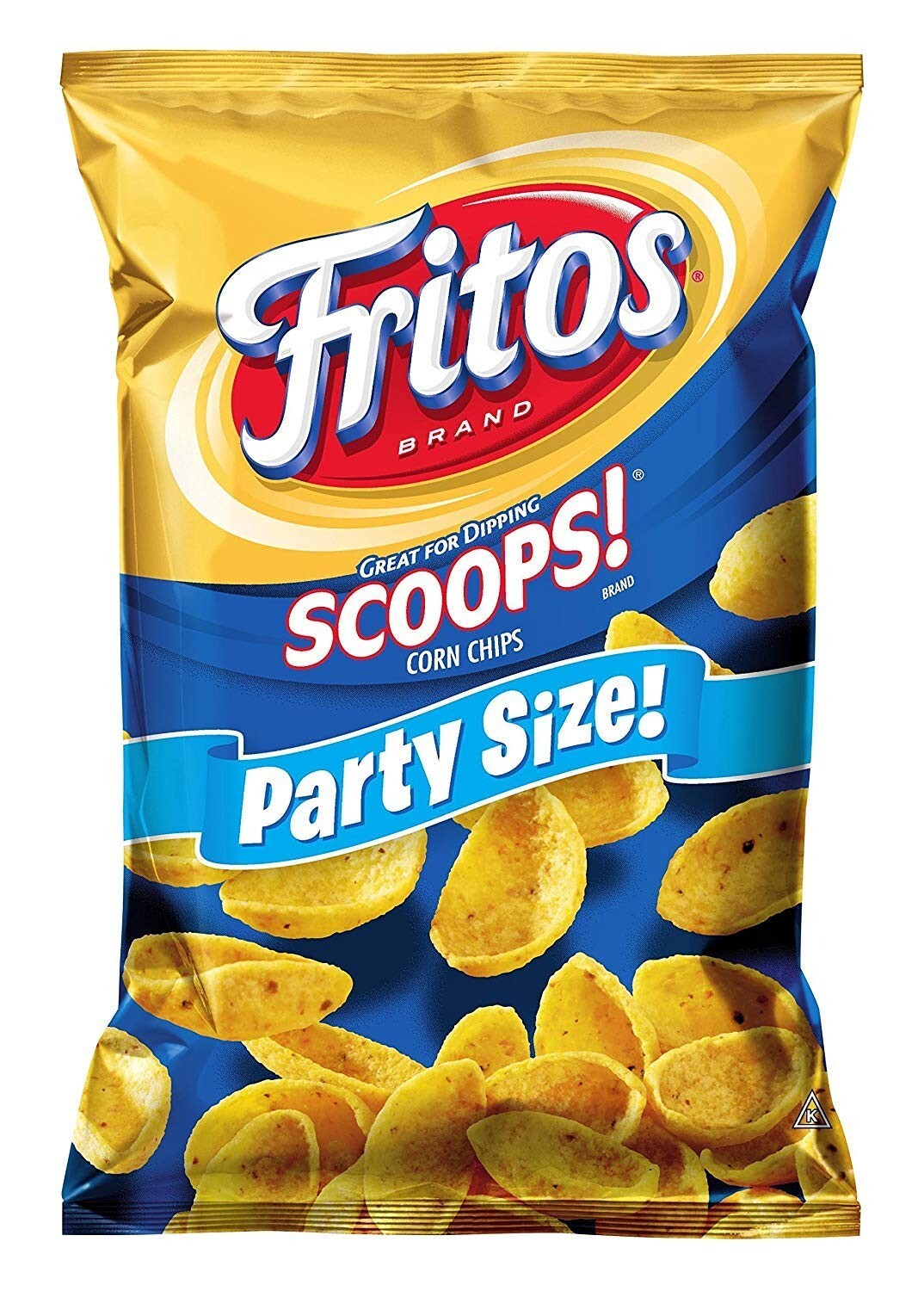 NEW FRITOS SCOOPS! ORIGINAL FLAVOR CORN CHIPS PARTY SIZE BAG