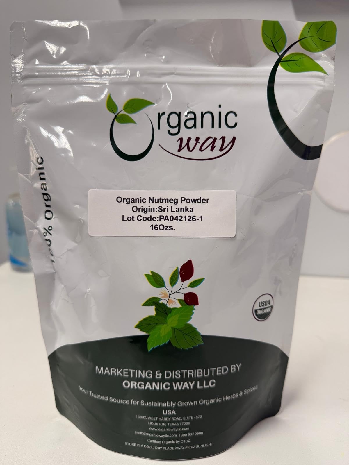 Premium Ground Nutmeg Powder (Myristica fragrans) – Healthy Digestion | Organ…