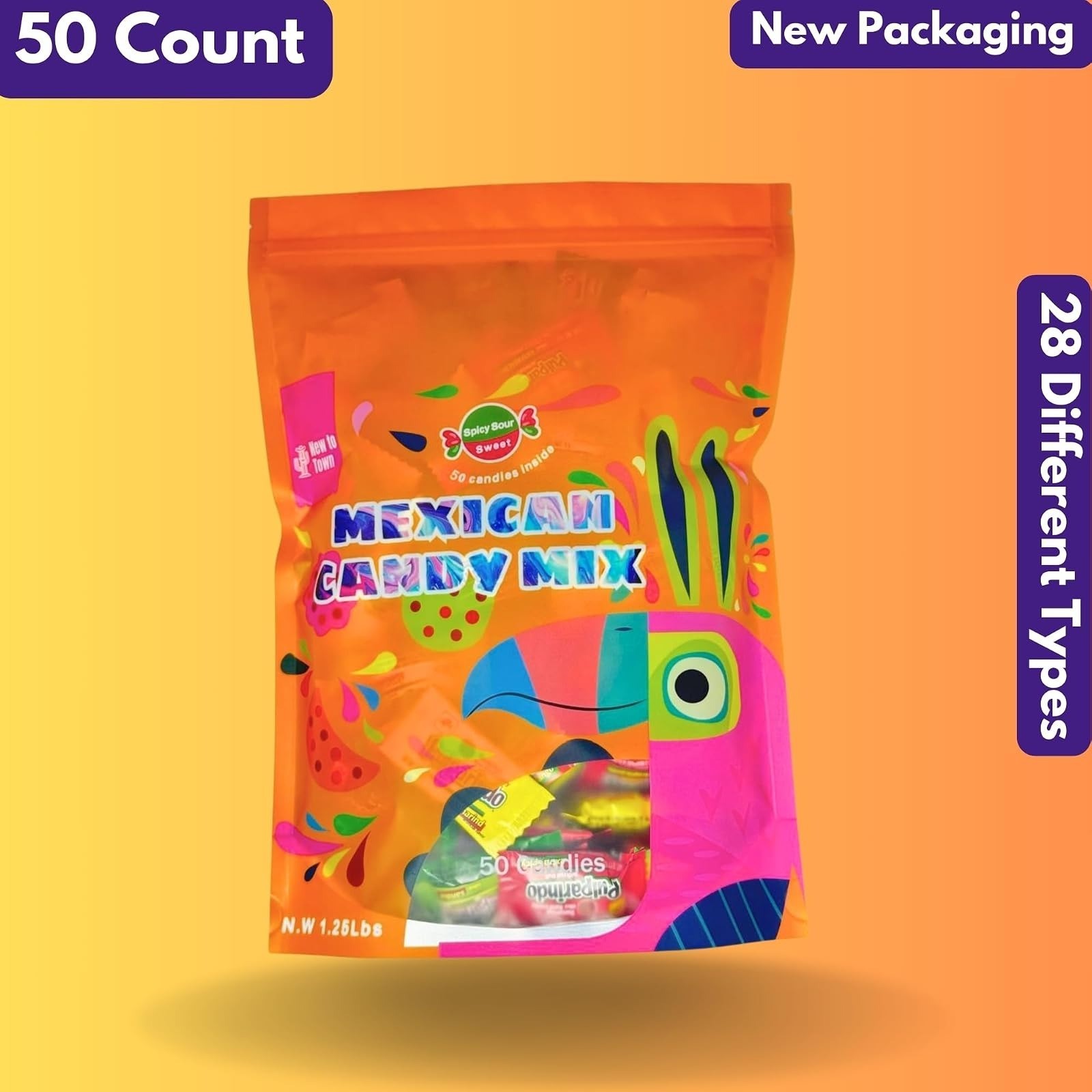 Mexican Candy Variety Pack – 50 Count Dulces Mexicanos