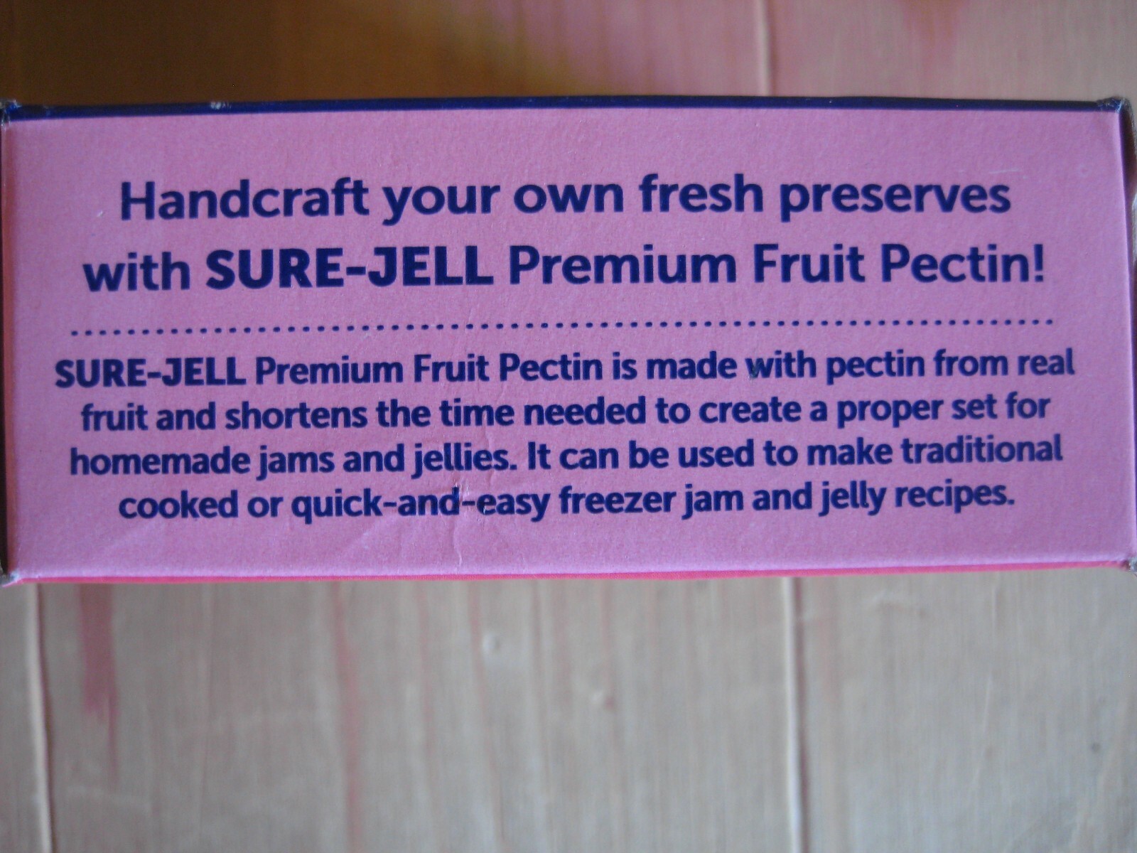 Sure Jell LESS SUGAR Premium Fruit Pectin 1.75 oz Per Box Lot of 24 Exp 2027