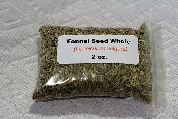 2 oz. Fennel Seed, Whole (Foeniculum vulgare)