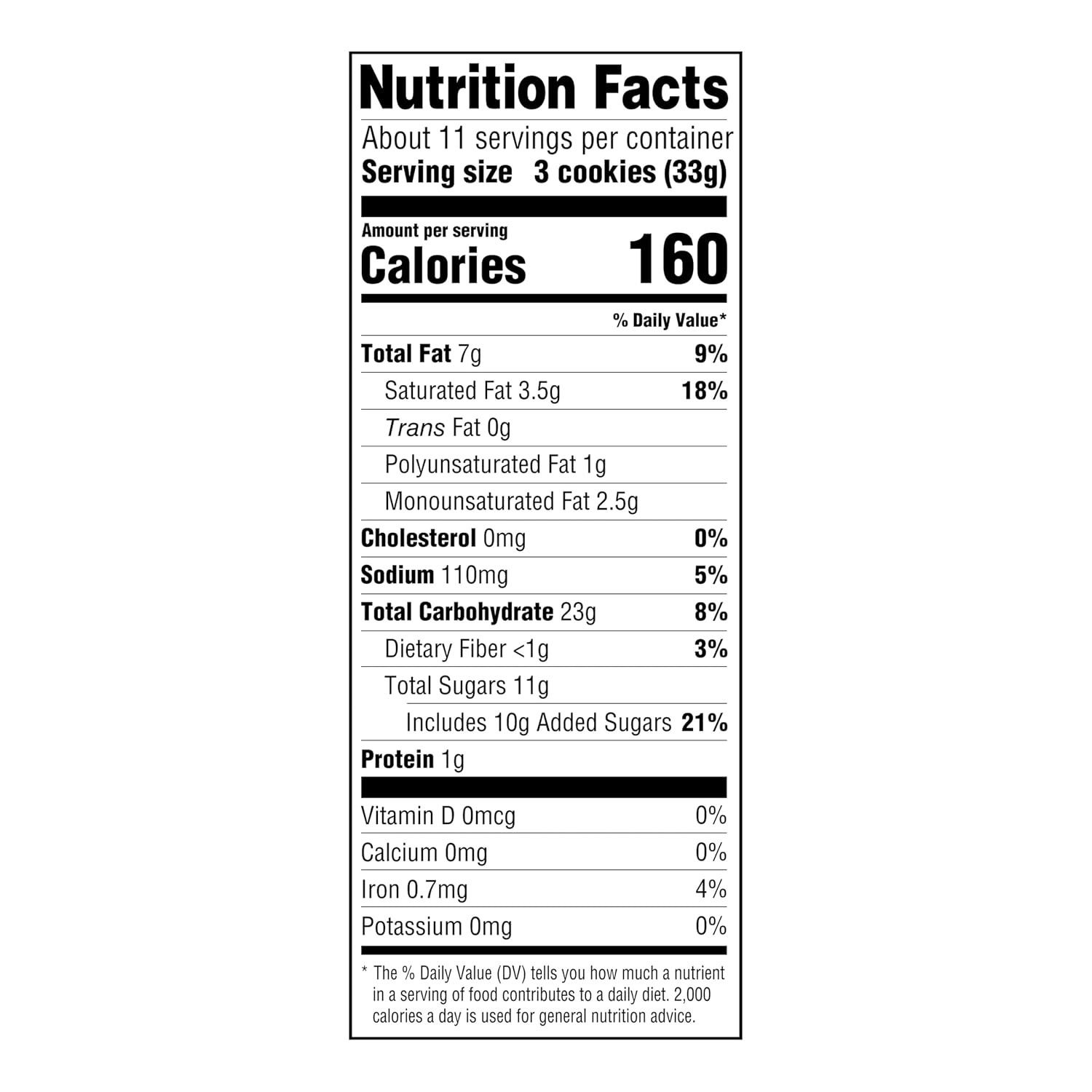 Amazon Grocery, Chocolate Chip Cookies, 13 Oz