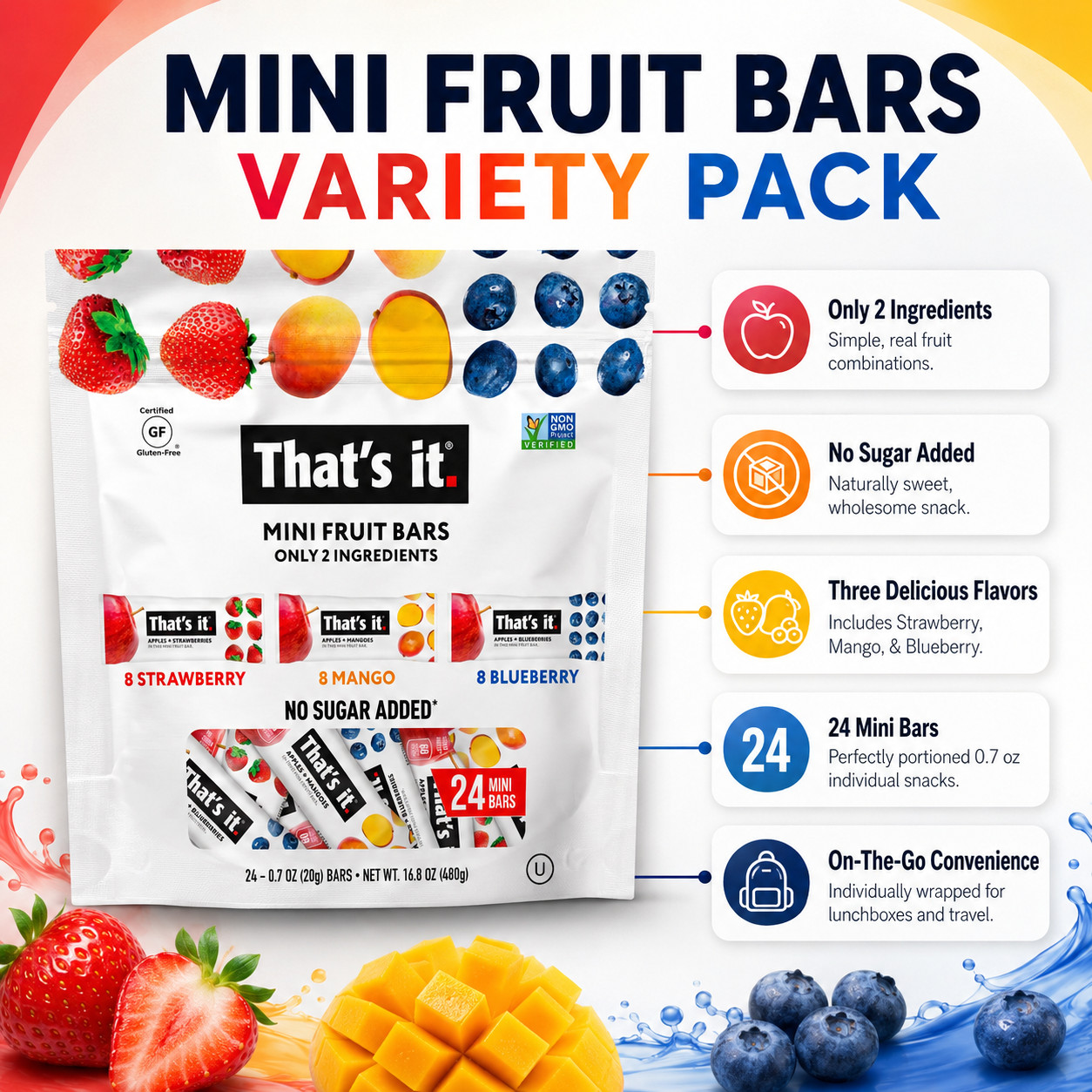 That’s it Mini Fruit Bars, 24-count