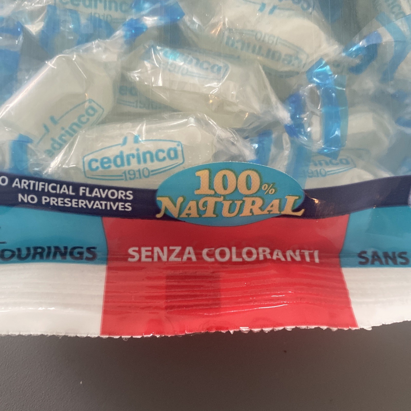 Cedrinca Anice Hard Candies 5.25 oz. 1 bag No color. Natural. Gluten Free