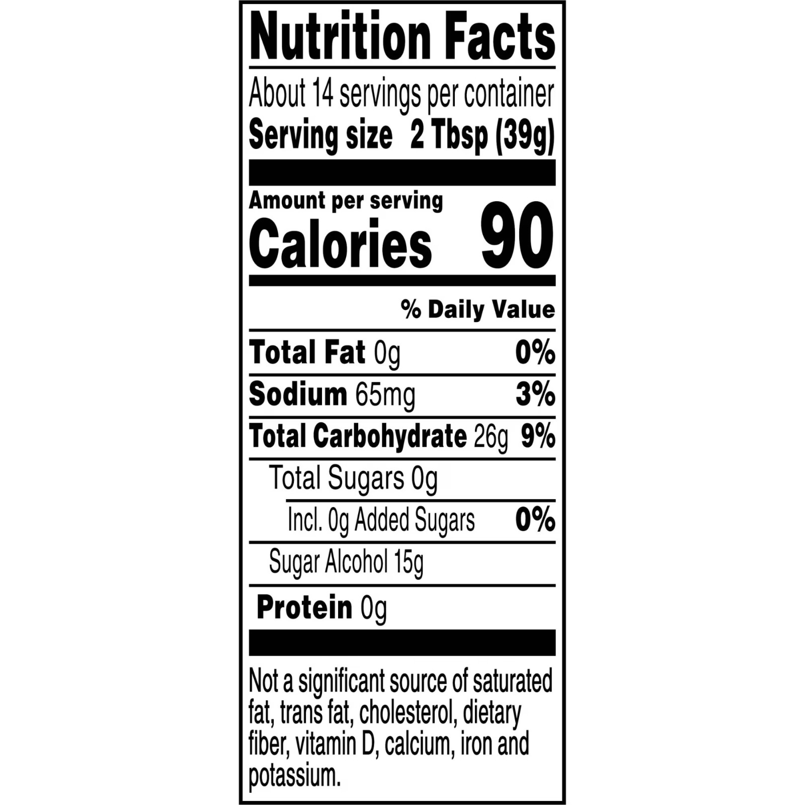 Smucker’s Drizzle Sugar Free Caramel Artificially Flavored Syrup, 19.25oz