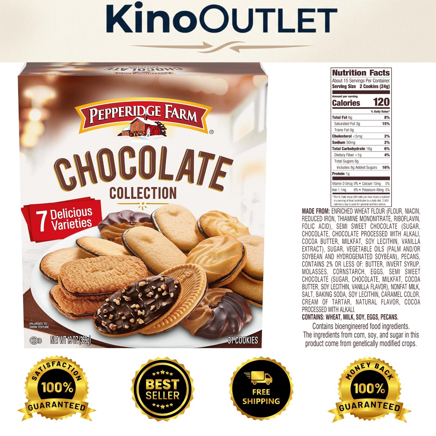 Specialty 13-oz Chocolate Cookie Collection – Kosher & Vegetarian Friendly