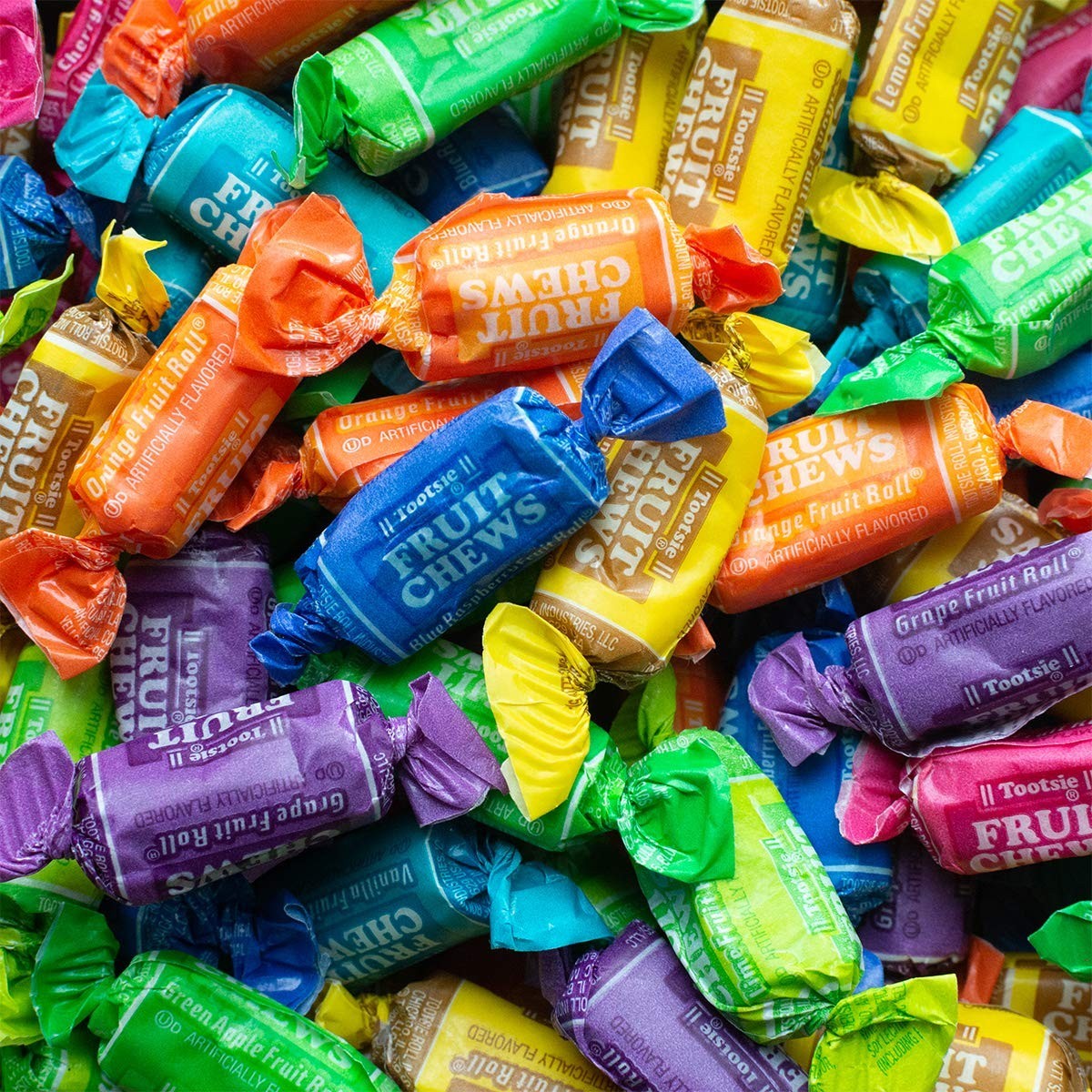 Fruit Chews Mega Mix 8 Flavors- 4 Pounds of Soft Fruity Rainbow Candy – 5 Cla…