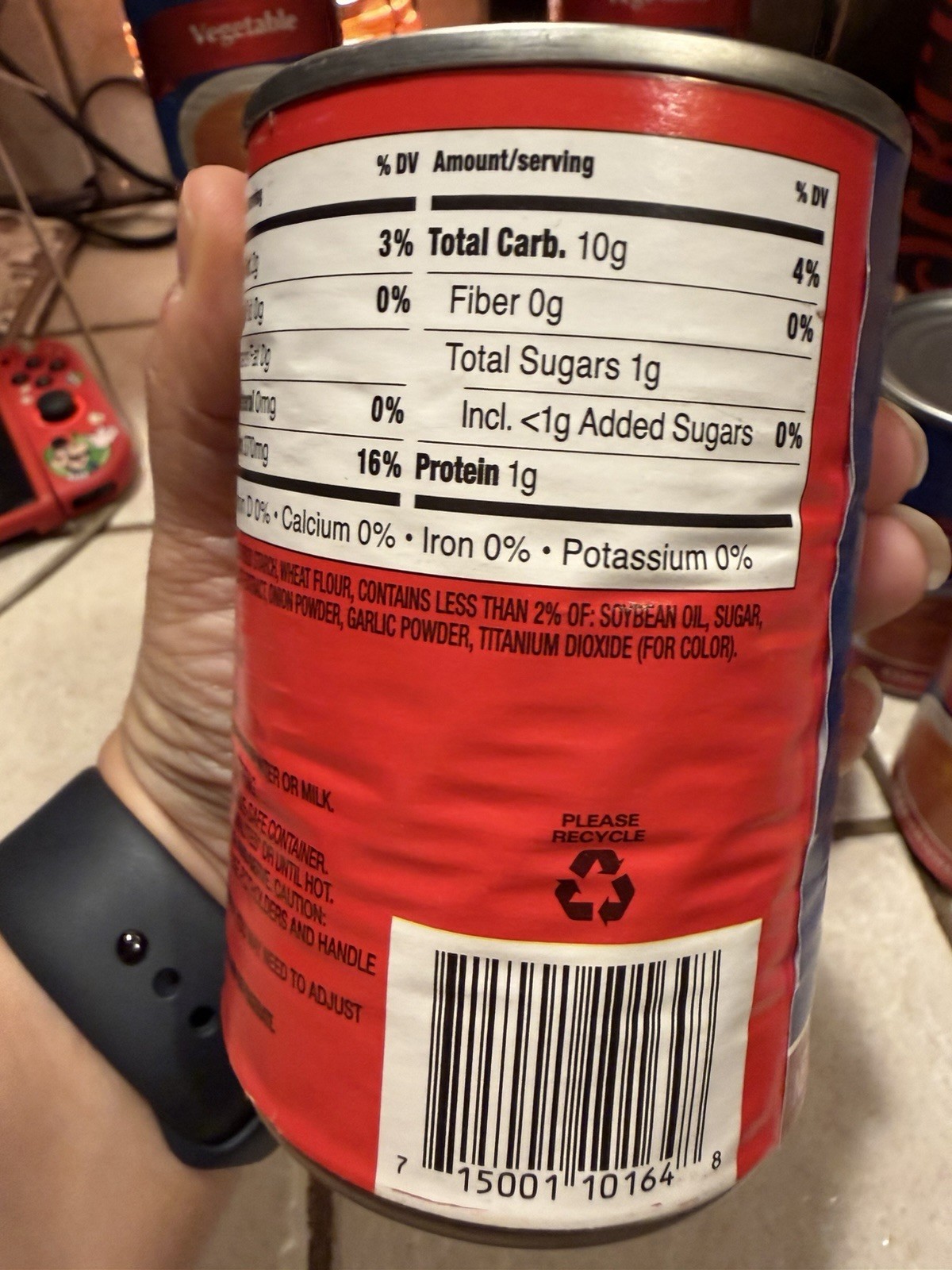 LOT OF 8 American Beauty Condensed Soup (6 x Vegetable; 2 x Cream of Mushroom)