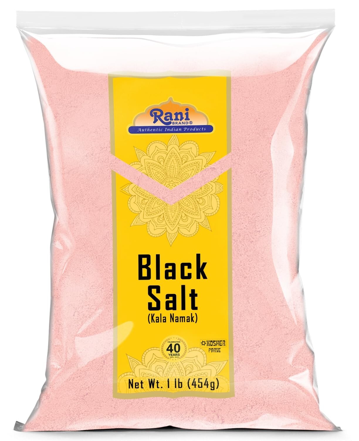 Rani Black Salt Powder (Kala Namak) Mineral 16oz (1lb) 454g