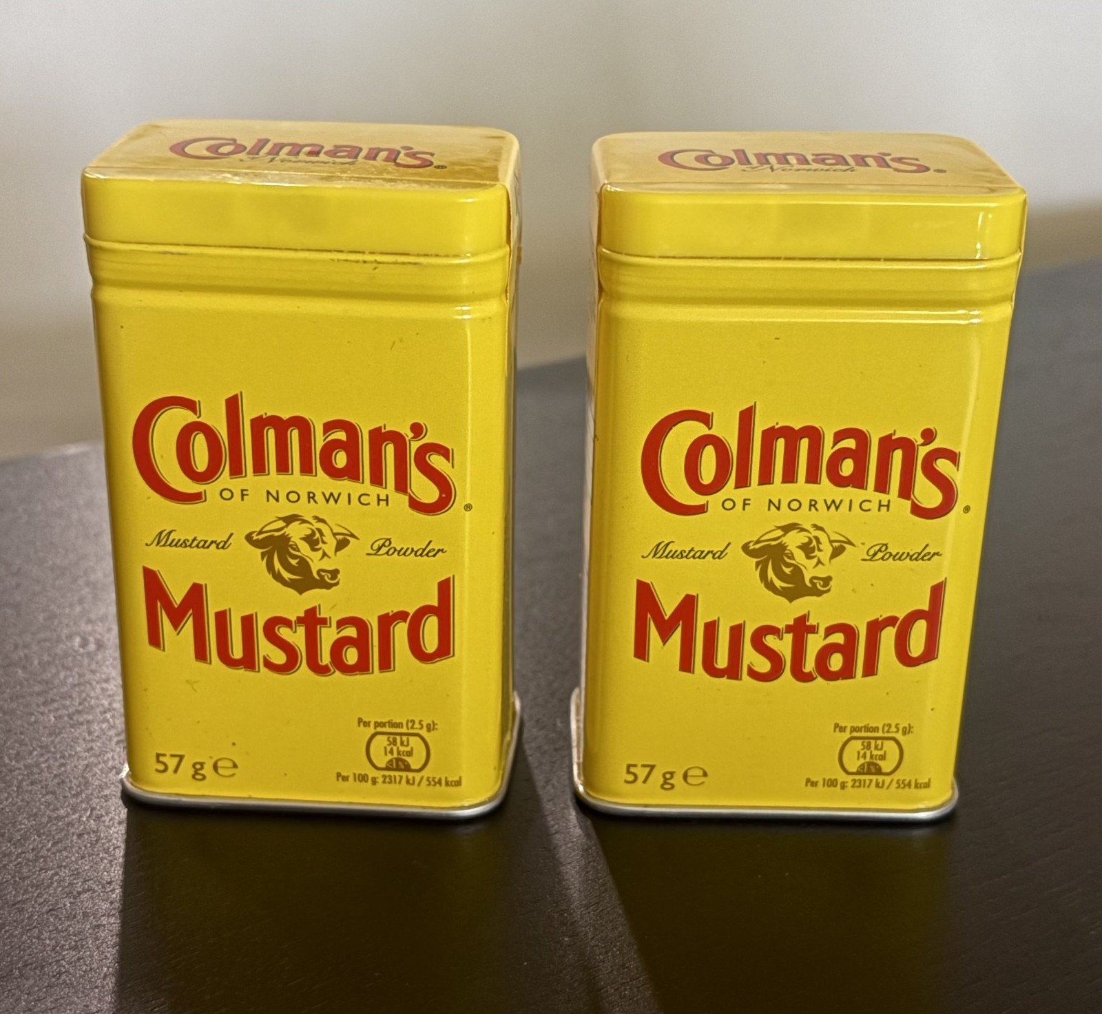 Colman’s Original English Dry Mustard Powder 2 oz / 57g (2 Pack Bundle)