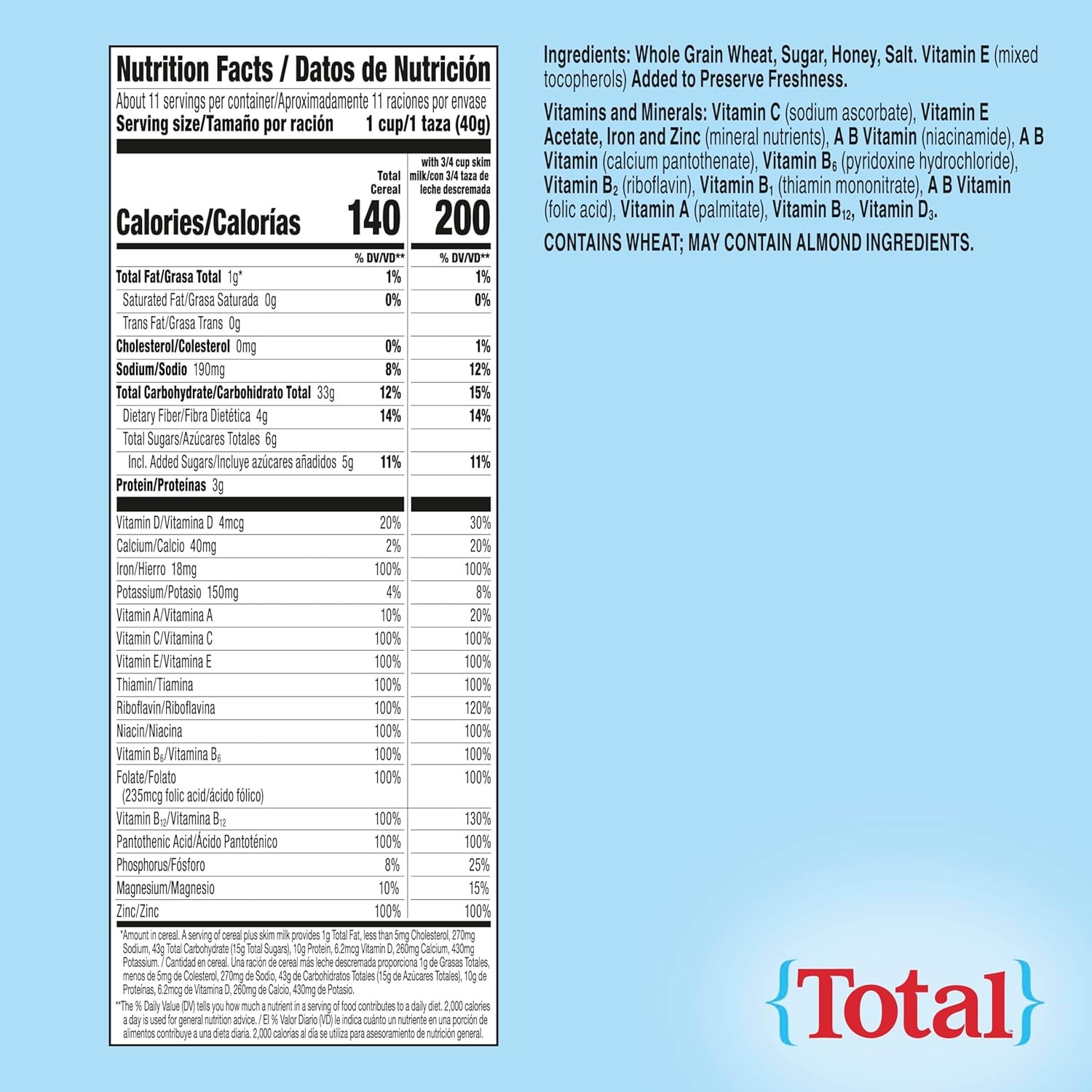 Whole Grain Breakfast Cereal