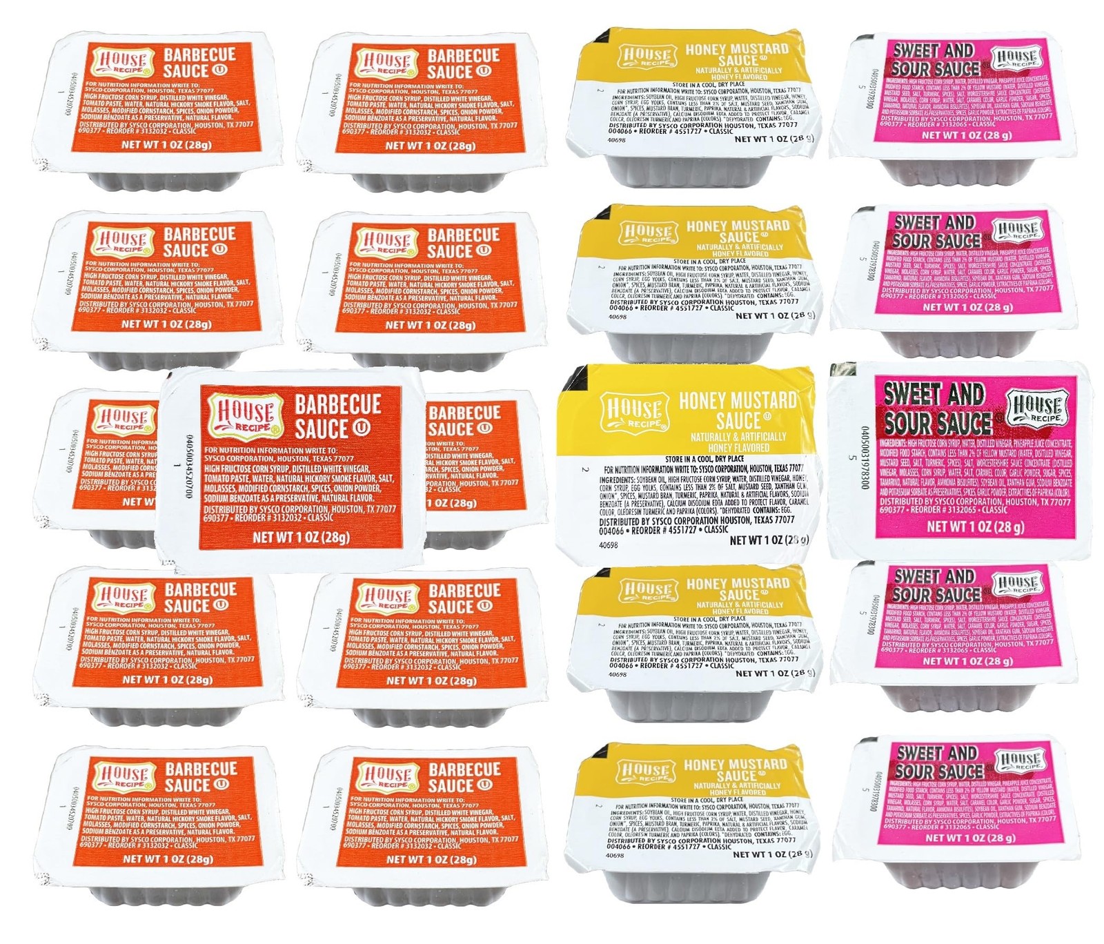 Condiment Sauce Variety 1 oz. Dipping Cups | Kosher | 20 Count – (10) Barbequ…