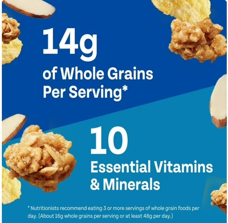 Honey Bunches of Oats with Crispy Almonds, 48 oz. 2 pk