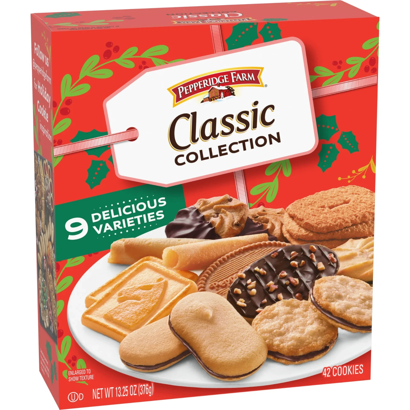 ⭐ Pepperidge Farm Holiday Classic Cookie Collection 13.25 oz – 9 Varieties – Lim