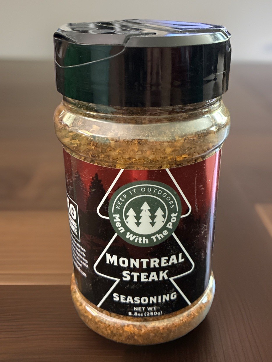 Men With The Pot Montreal Steak Seasoning. New 8.8 Oz