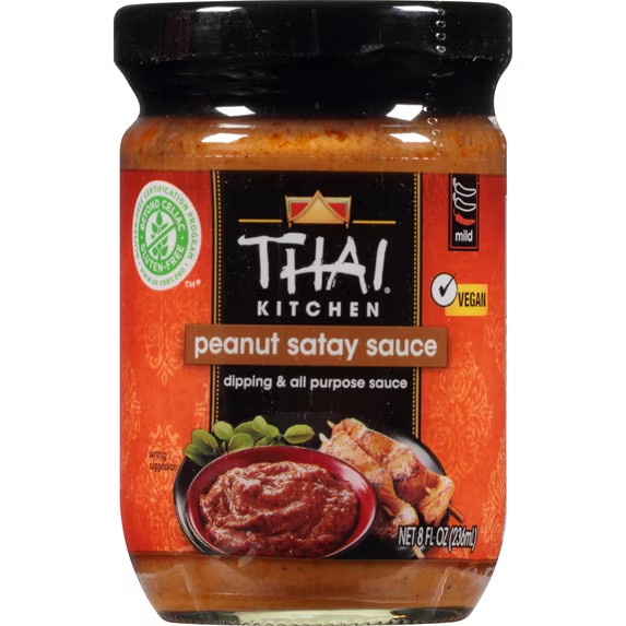 Peanut Satay Dipping Sauce, Mild Flavor, 8 fl oz Free Shipping in 2 days