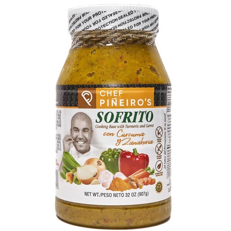 2 X SOFRITO Chef Piñeiro Con zanahoria y cúrcuma 32 OZ