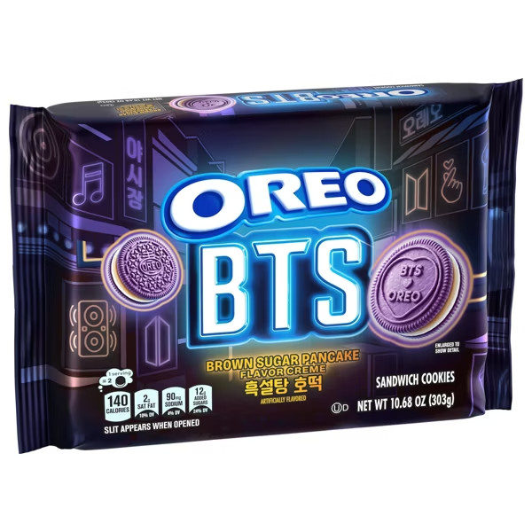 BTS Limited Edition Oreo Brown Sugar Pancake Sandwich Cookies 10.68 OZ – SEALED