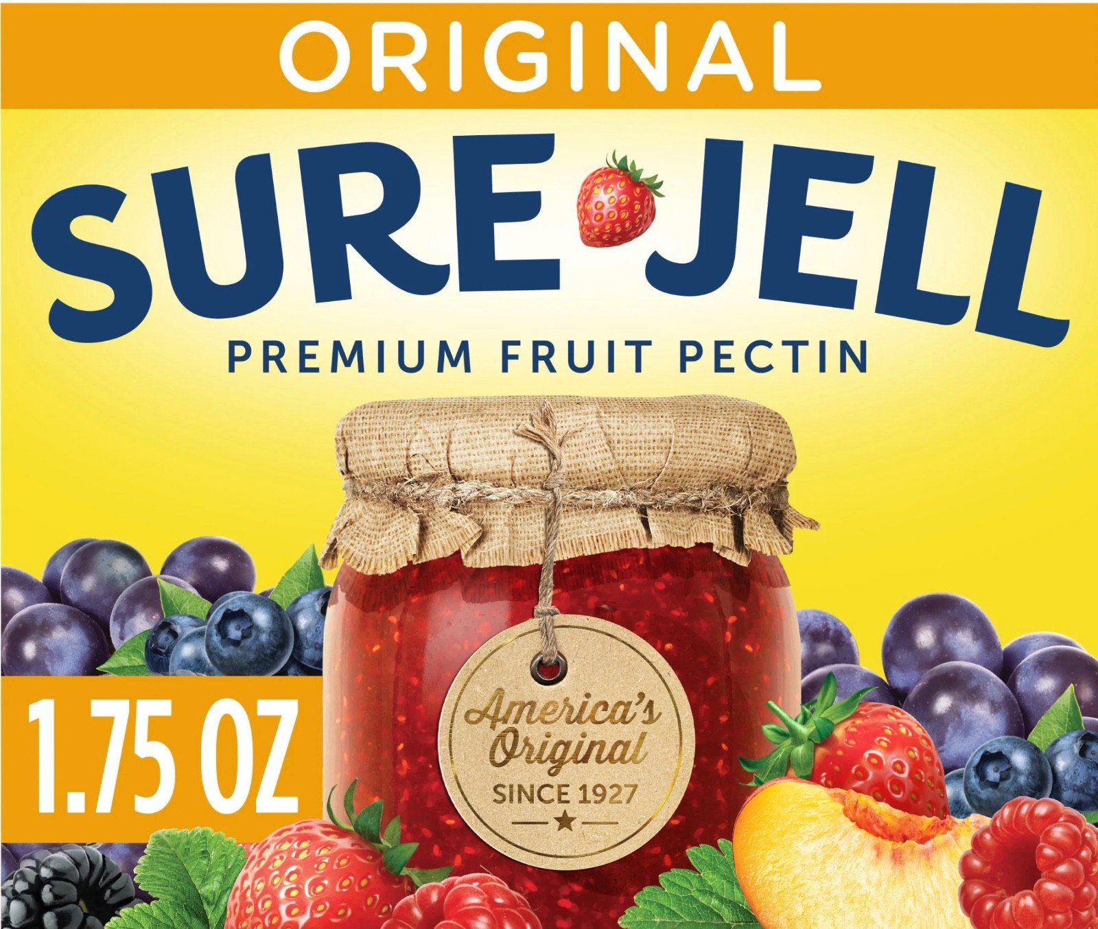 6-Pack SURE-JELL Original Premium Fruit Pectin – 1.75oz