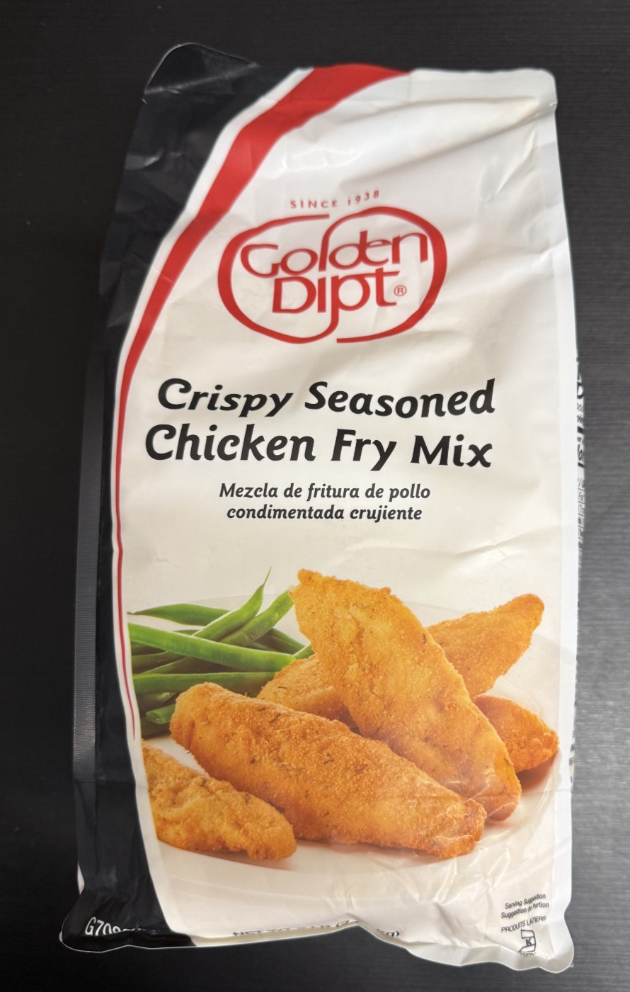 Golden Dipt Crispy Seasoned Chicken Fry Mix 5 lb Simple Coat And Fry Convenience