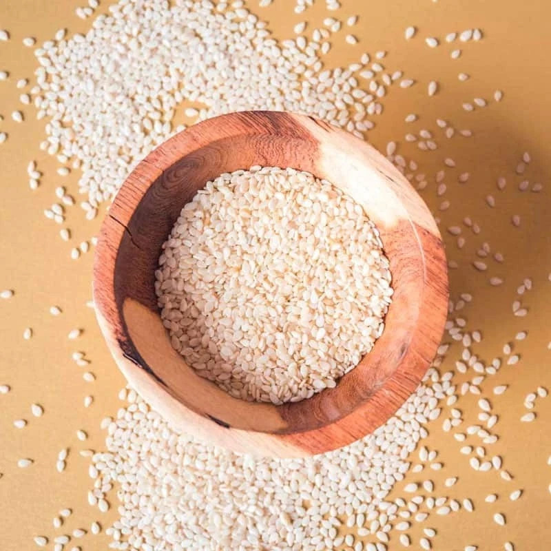 50gm Organic White Sesame Seeds Nutty Flavour Seasoning Cooking Baking