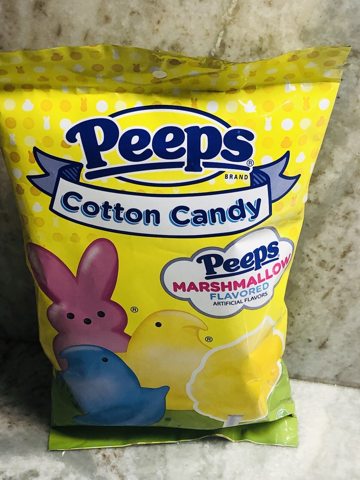 Peeps Marshmallow Flavored Cotton Candy:20Z/56gm. Easter-Brand New See Below