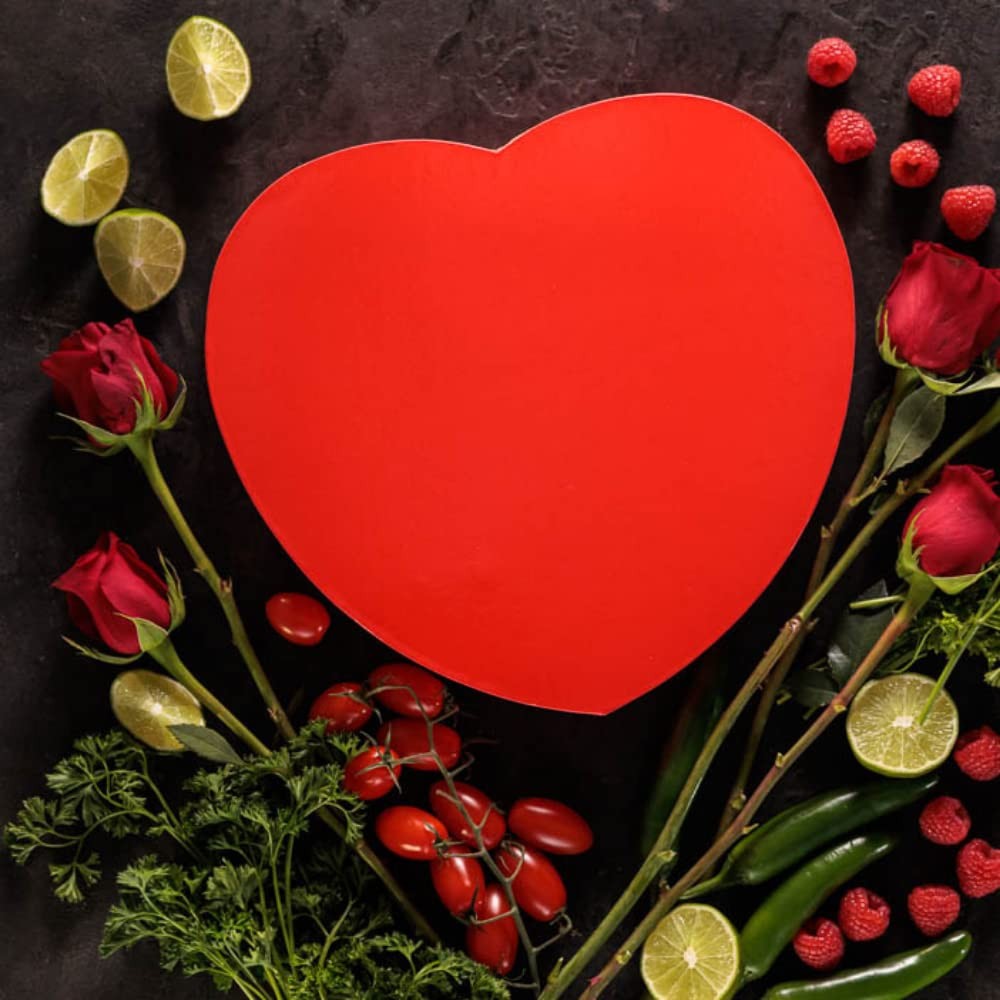 Valentine’s Day Gift for Men – Meat Heart with 14 Beef Pork Sticks – Heart-S…