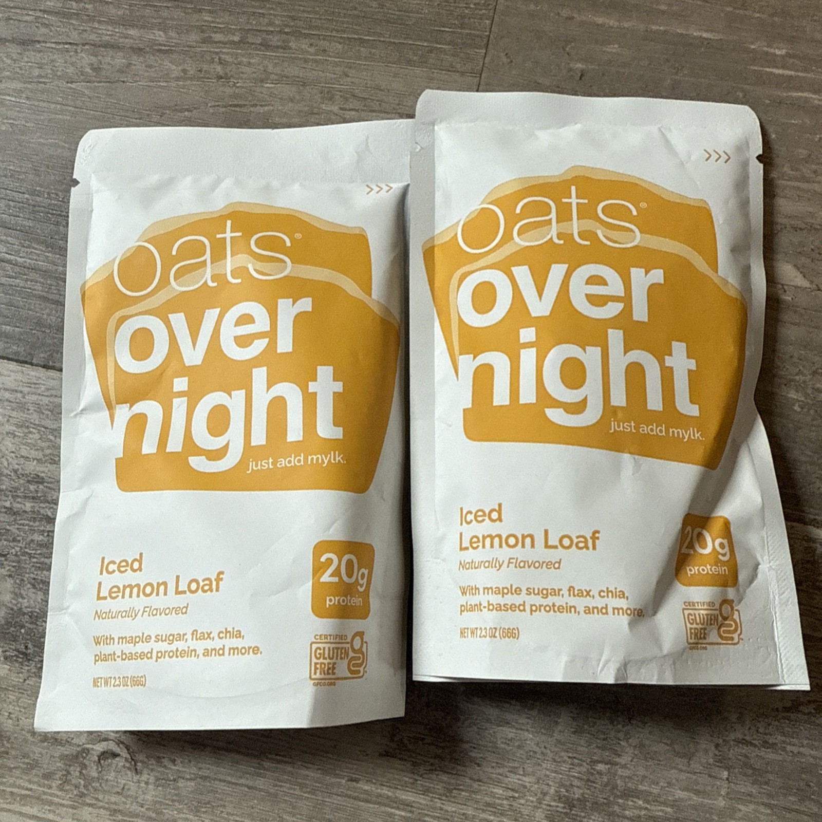 Oats Overnight Iced Lemon Loaf 20g Protein (LOT OF 2)