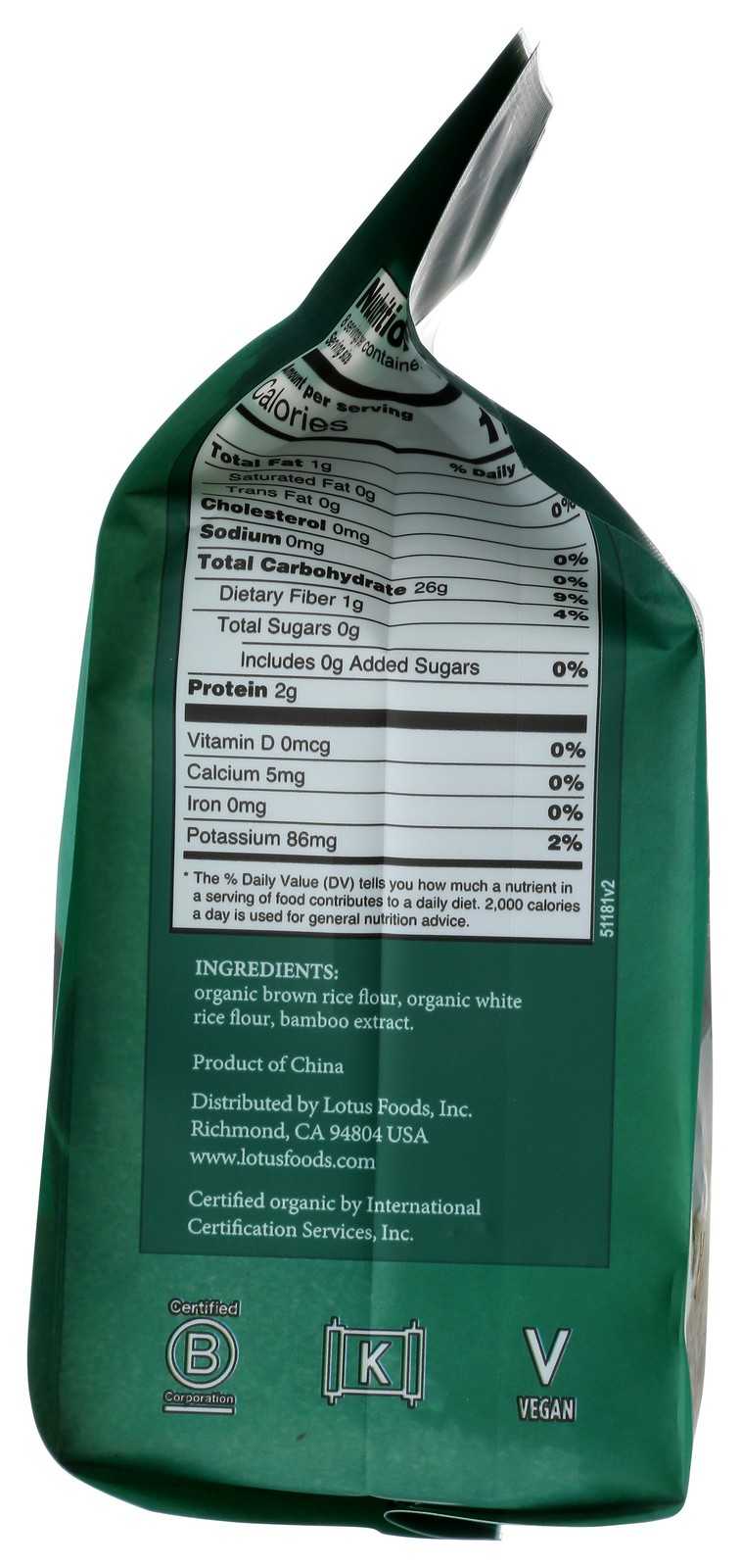 Organic Jade Pearl Rice Ramen By Lotus Foods 10 Oz Pasta 6 Pack